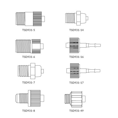 TSD 931 Series Luer Lock Fittings - FUWAYTAI Thailand
