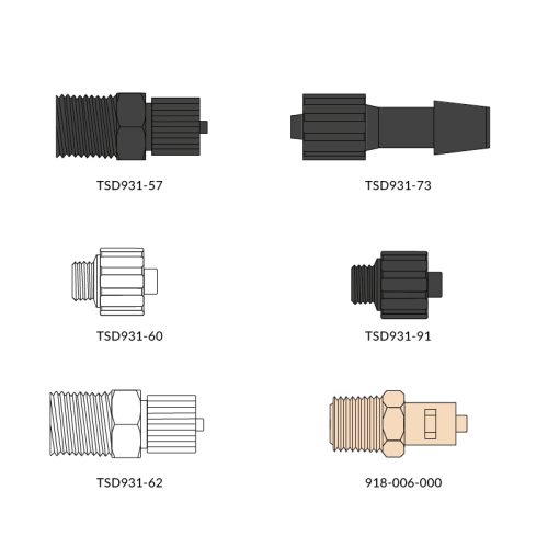 TSD 931 Series Luer Lock Fittings - FUWAYTAI Thailand